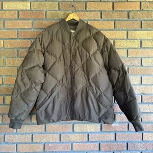 Vintage Cabela's Premier Northern Goose Down XL Tall Brown quilted jacket